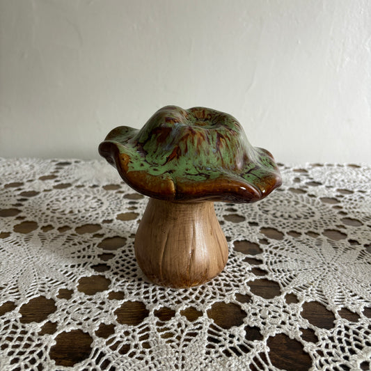 Glazed Ceramic Mushroom