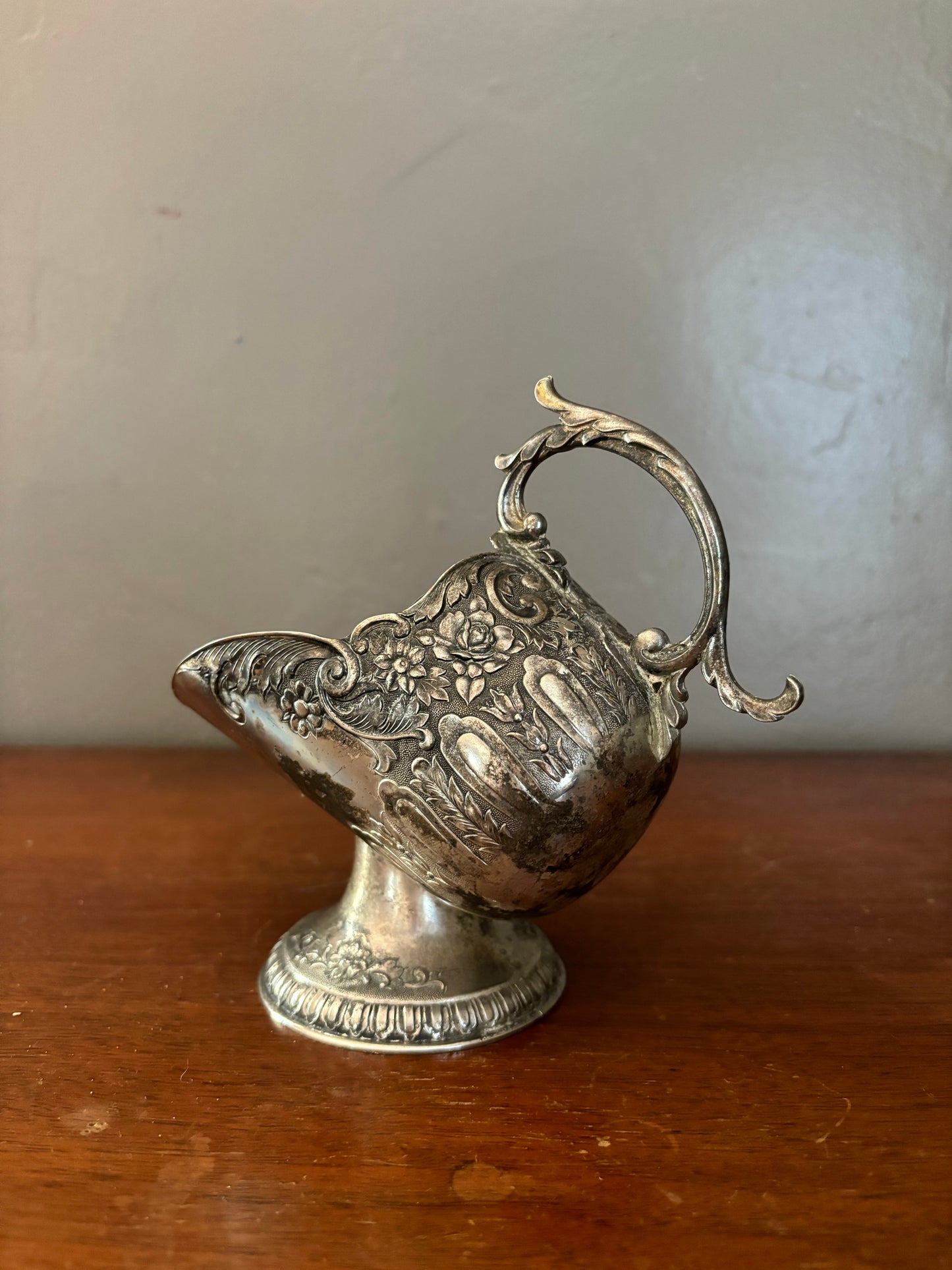 Vintage Silver Plated Sugar Scuttle