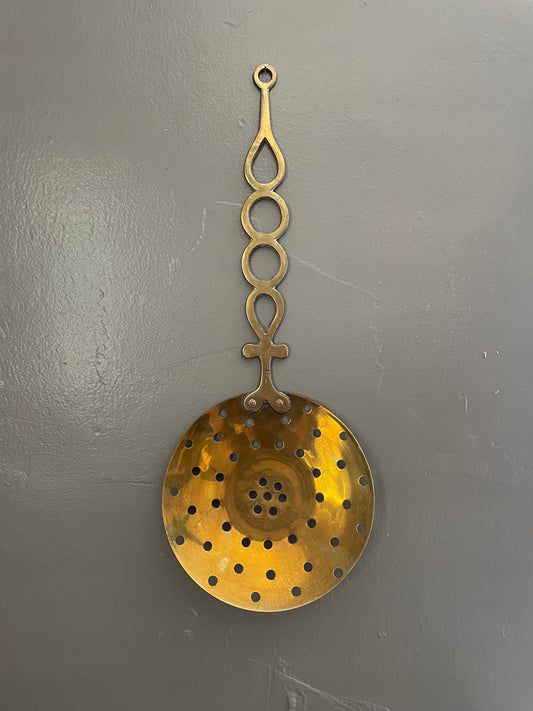 Vintage Copper Strainer Wall Decor