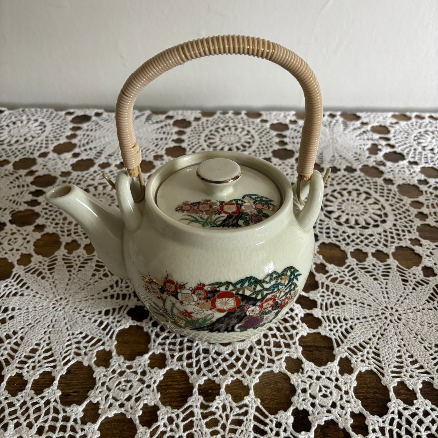 Vintage 1960 Kutani Japanese Tea Set