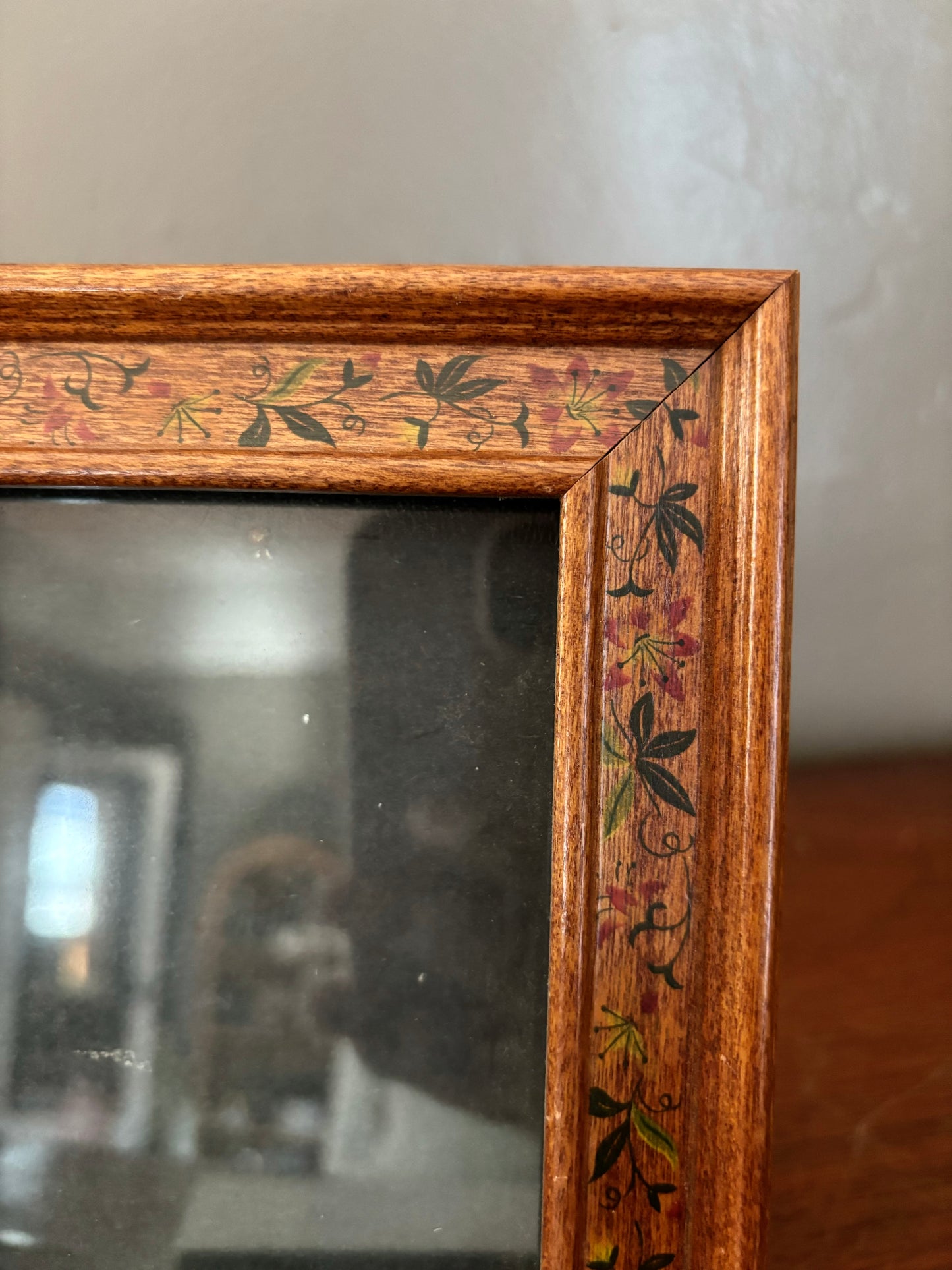 Wood Floral Frame