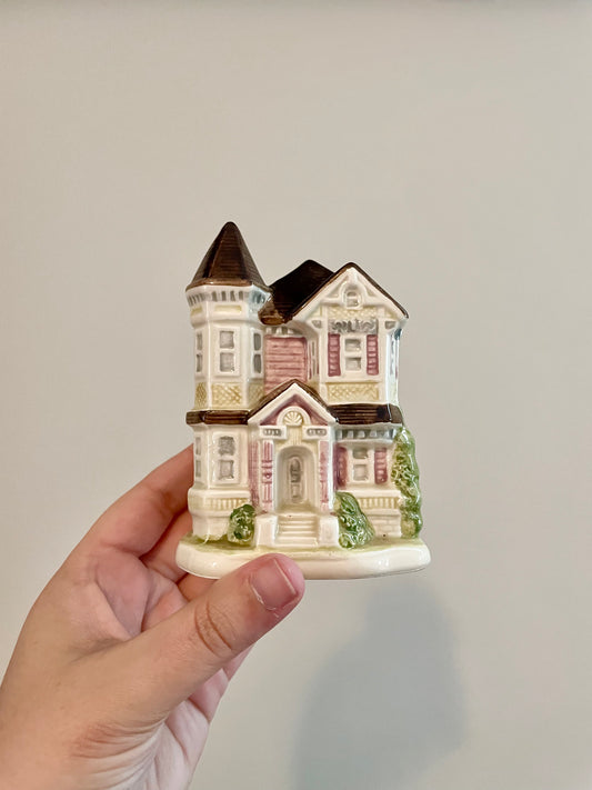 Vintage Victorian House Figurine