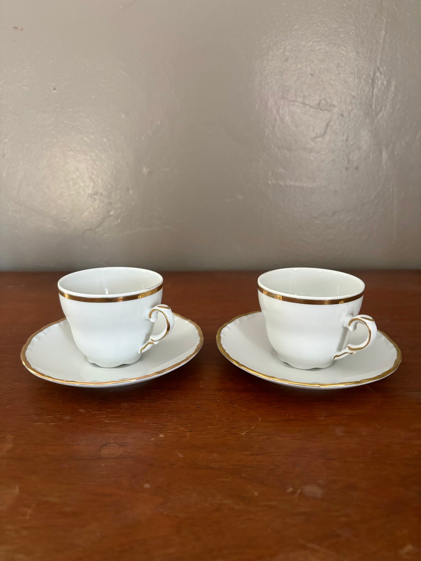 Vintage Schumann Arzberg Espresso/Tea Cups with Saucers