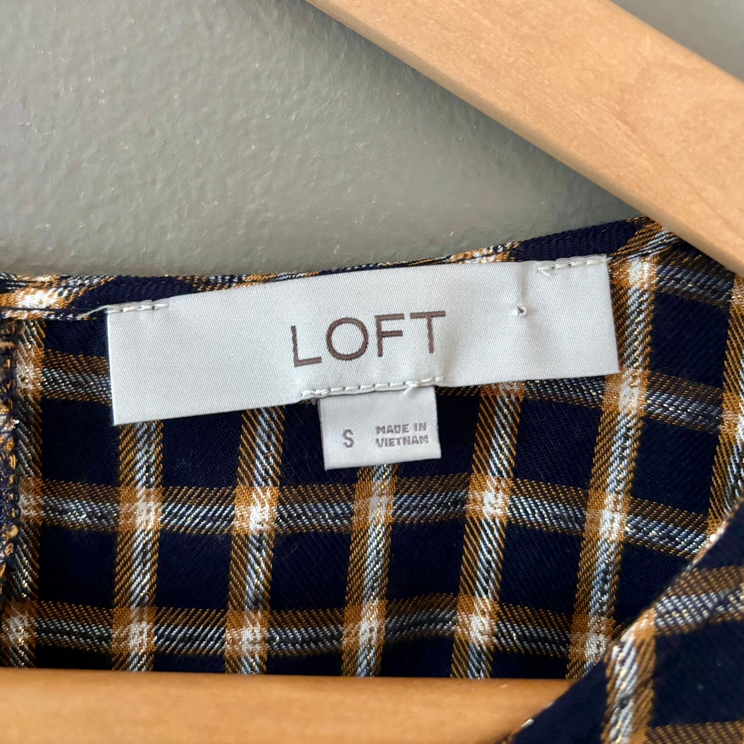 Plaid Loft Blouse