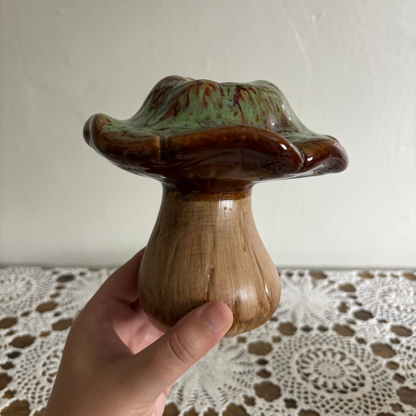 Glazed Ceramic Mushroom