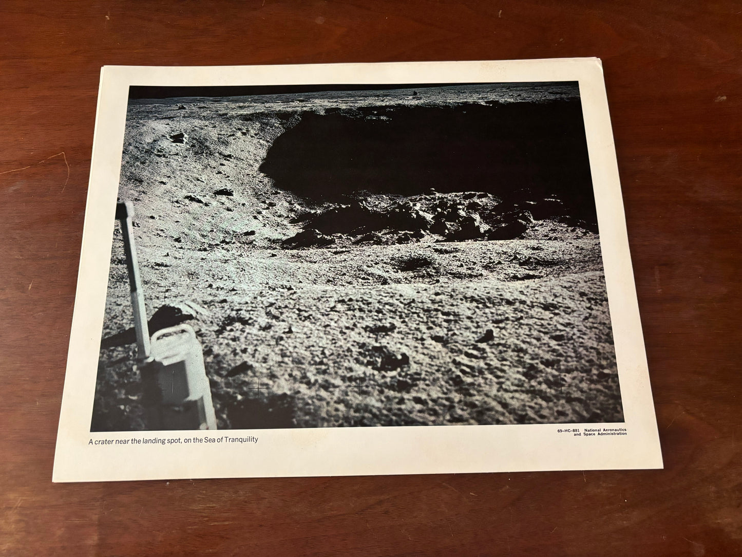 Vintage 1969 NASA Moon Landing Photo Print Set