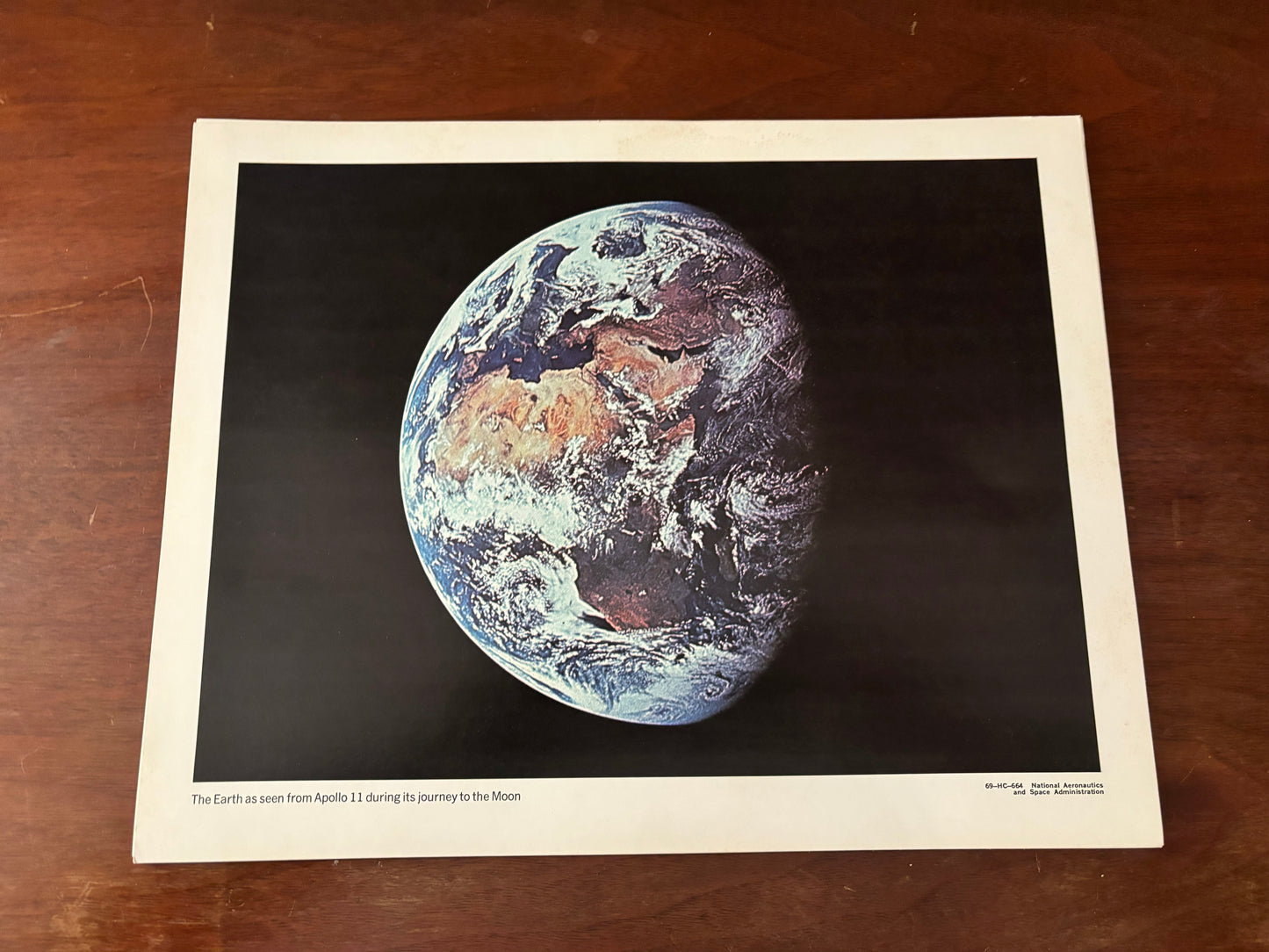 Vintage 1969 NASA Moon Landing Photo Print Set