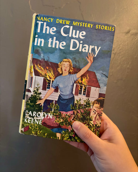 Vintage Nancy Drew Mystery "The Clue in the Diary" by Carolyn Keene