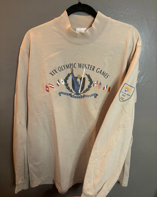 Vintage 2002 Salt Lake City Winter Olympic Games Long Sleeve T-Shirt