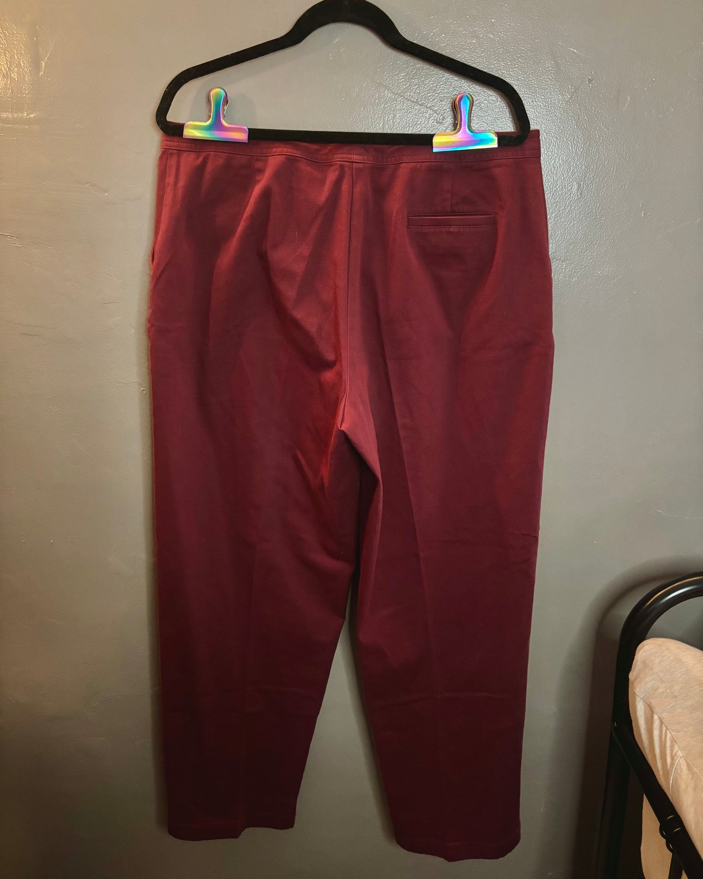 Vintage Burgundy Pants