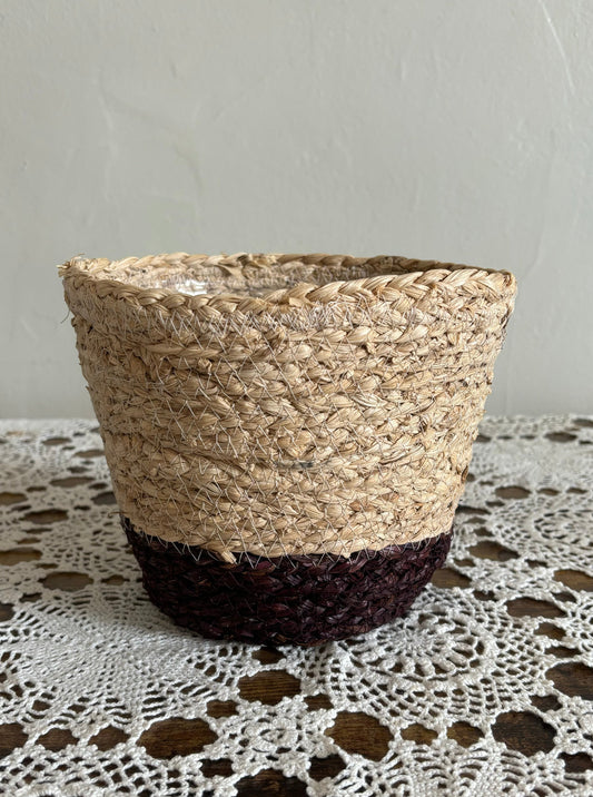 Two-Toned Lined Basket