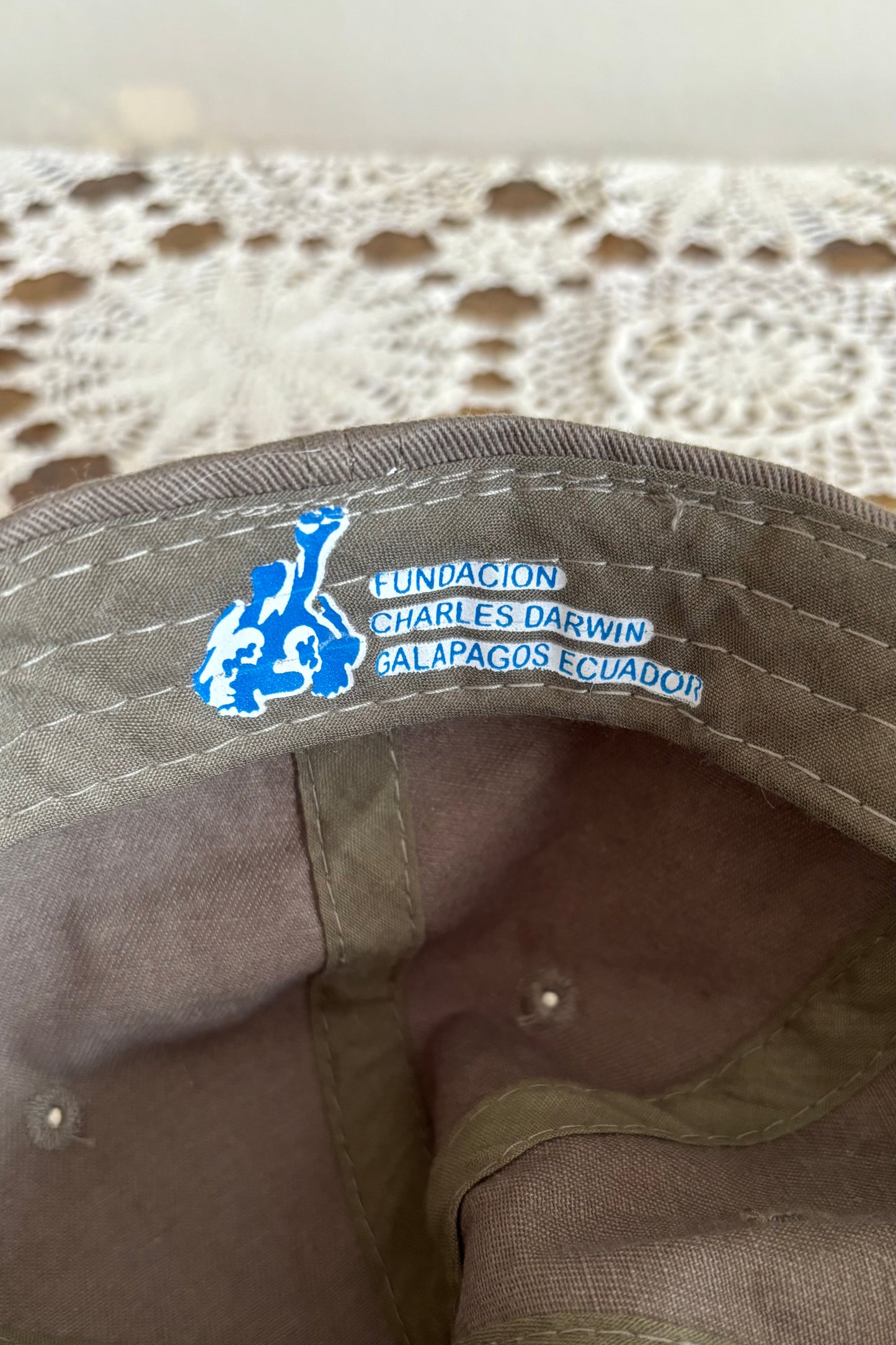 Vintage Charles Darwin Galapagos Foundation Hat