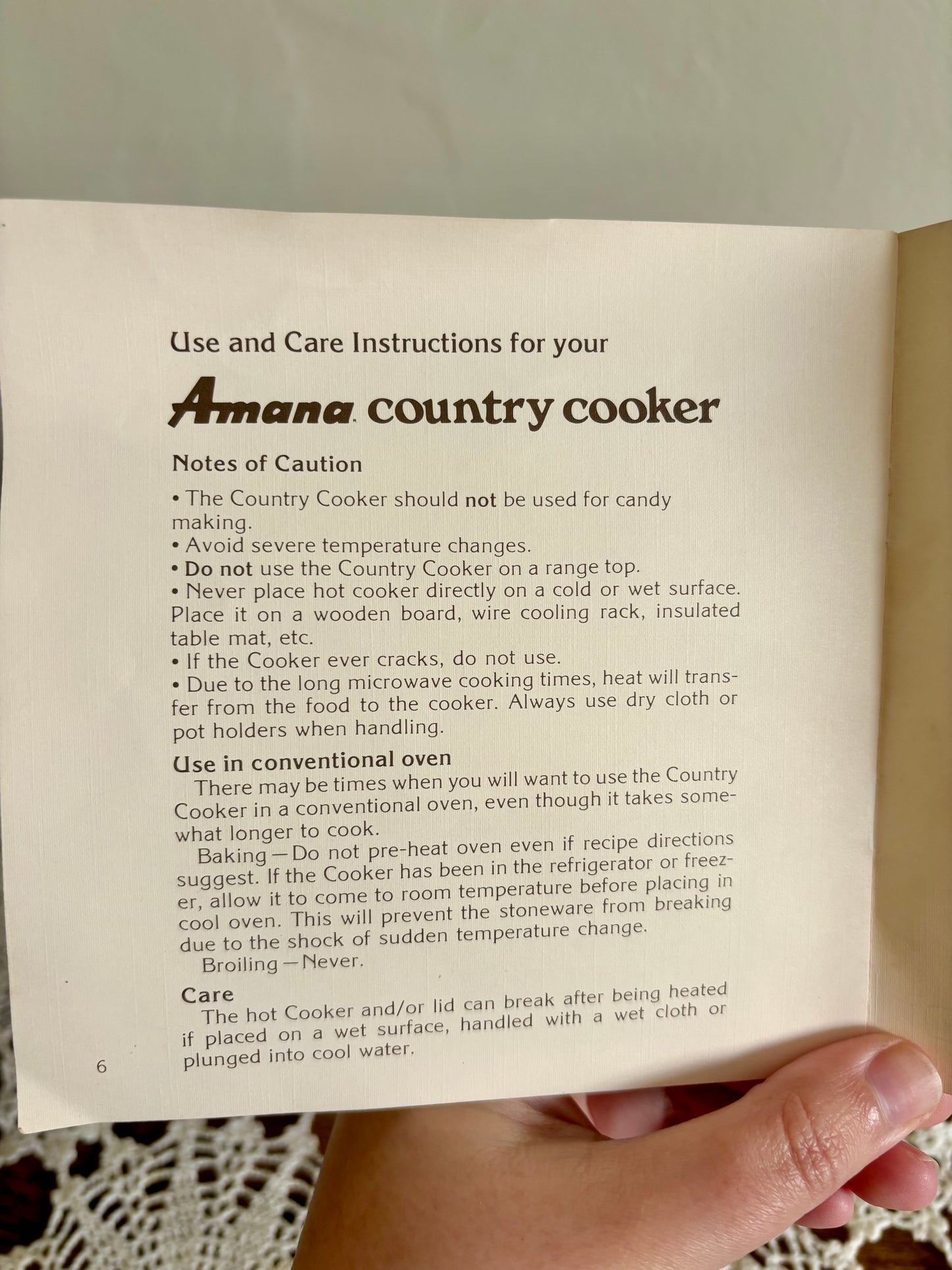 Vintage Amana Country Cooker