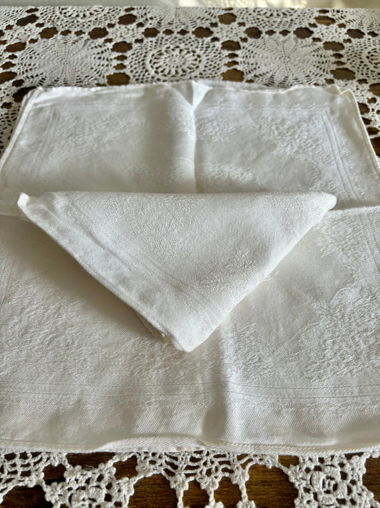 Vintage White Handkerchiefs