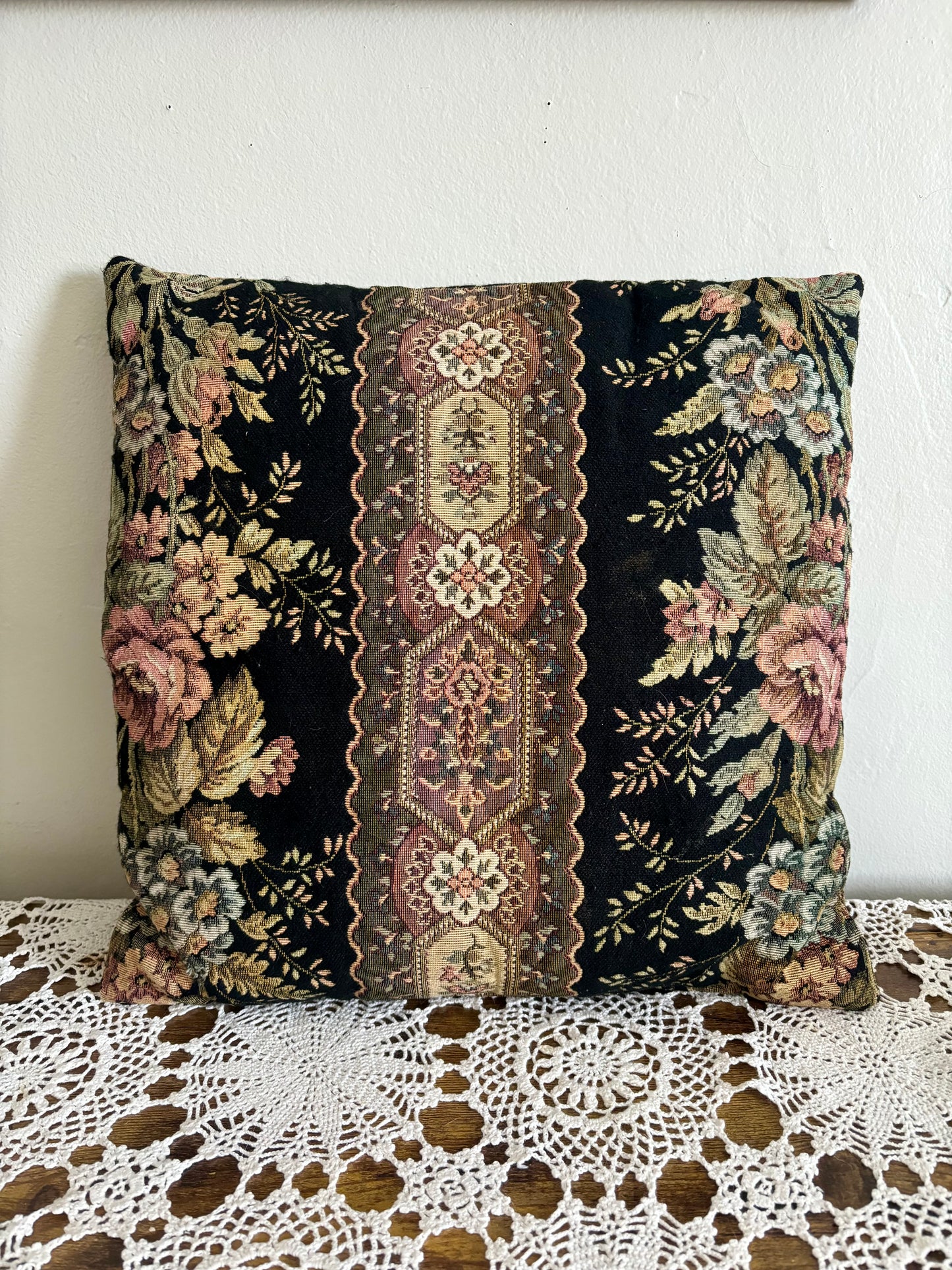 Floral Tapestry Pillow