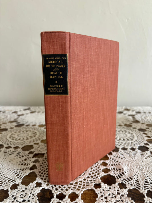 Vintage Medical Dictionary & Health Manual