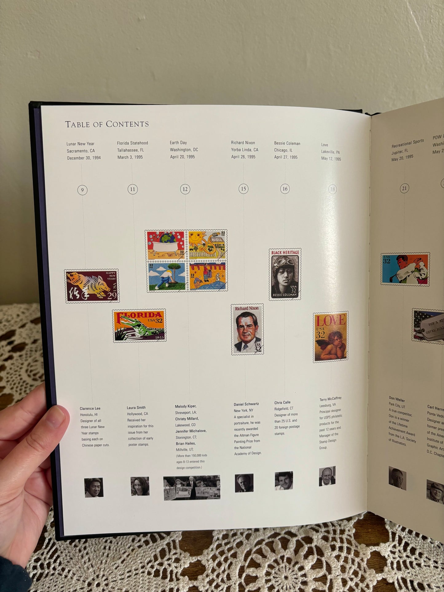 1995 Commemorative Stamp Collection Book