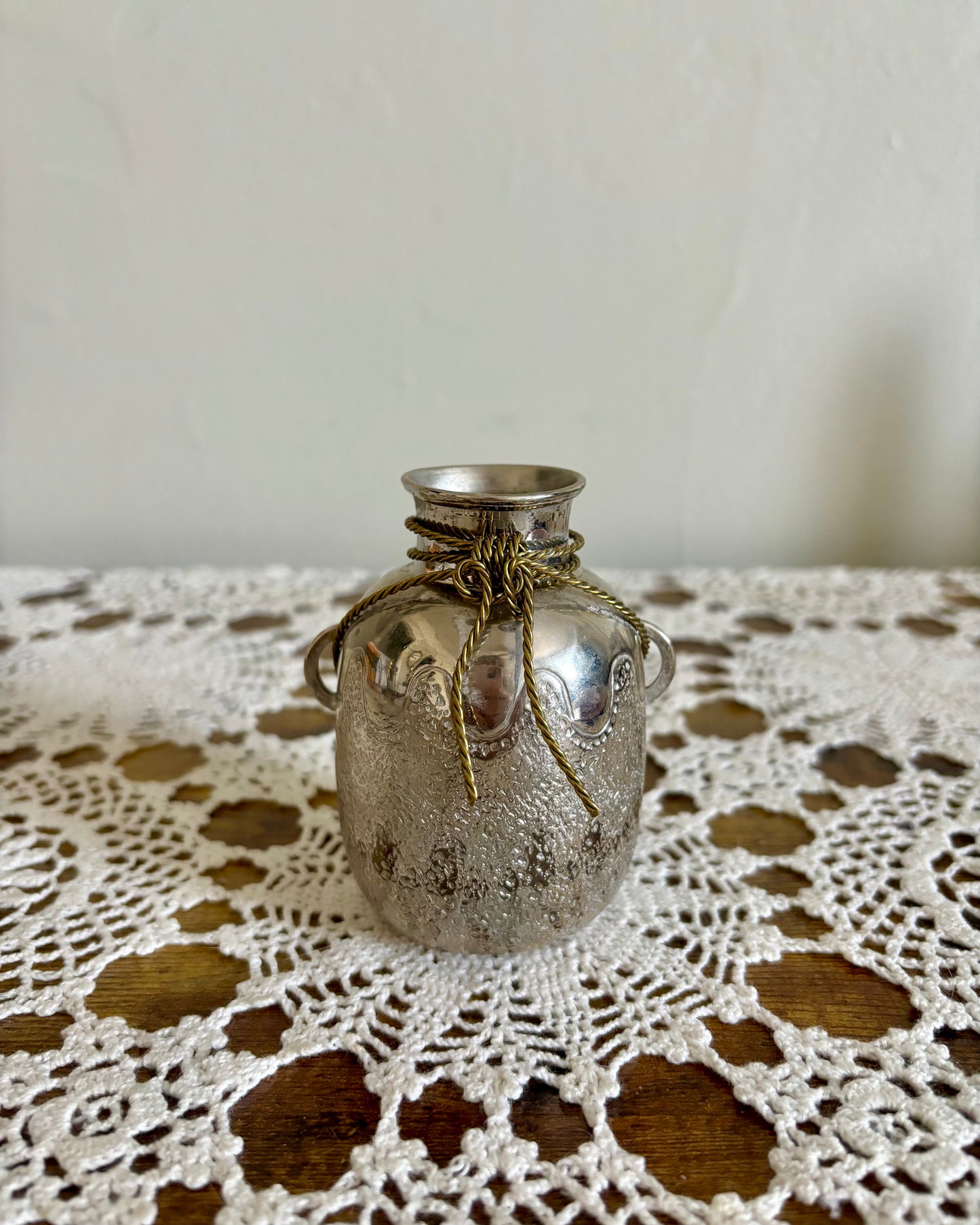 Vintage Silver Plated Vase