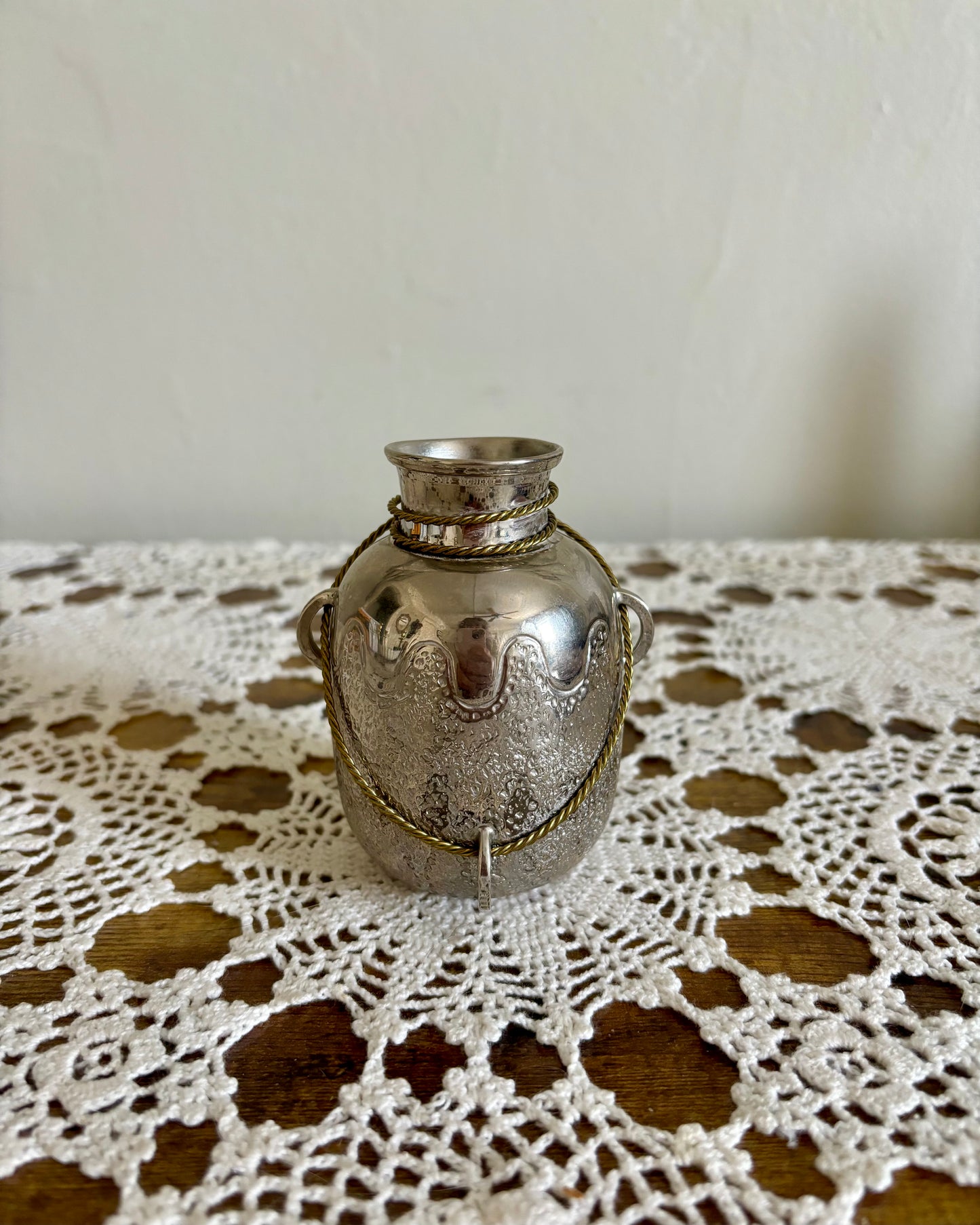 Vintage Silver Plated Vase