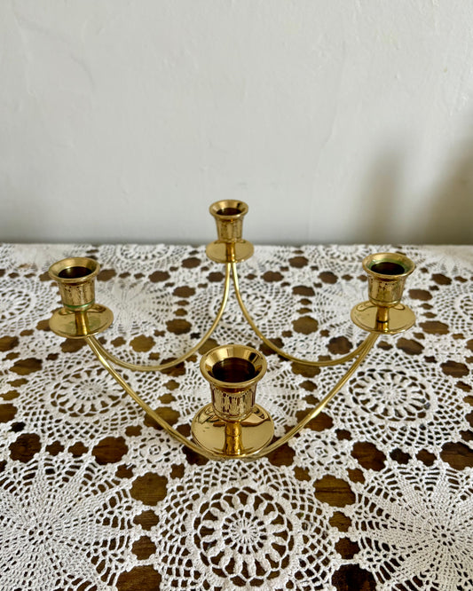 Vintage Brass Candelabra