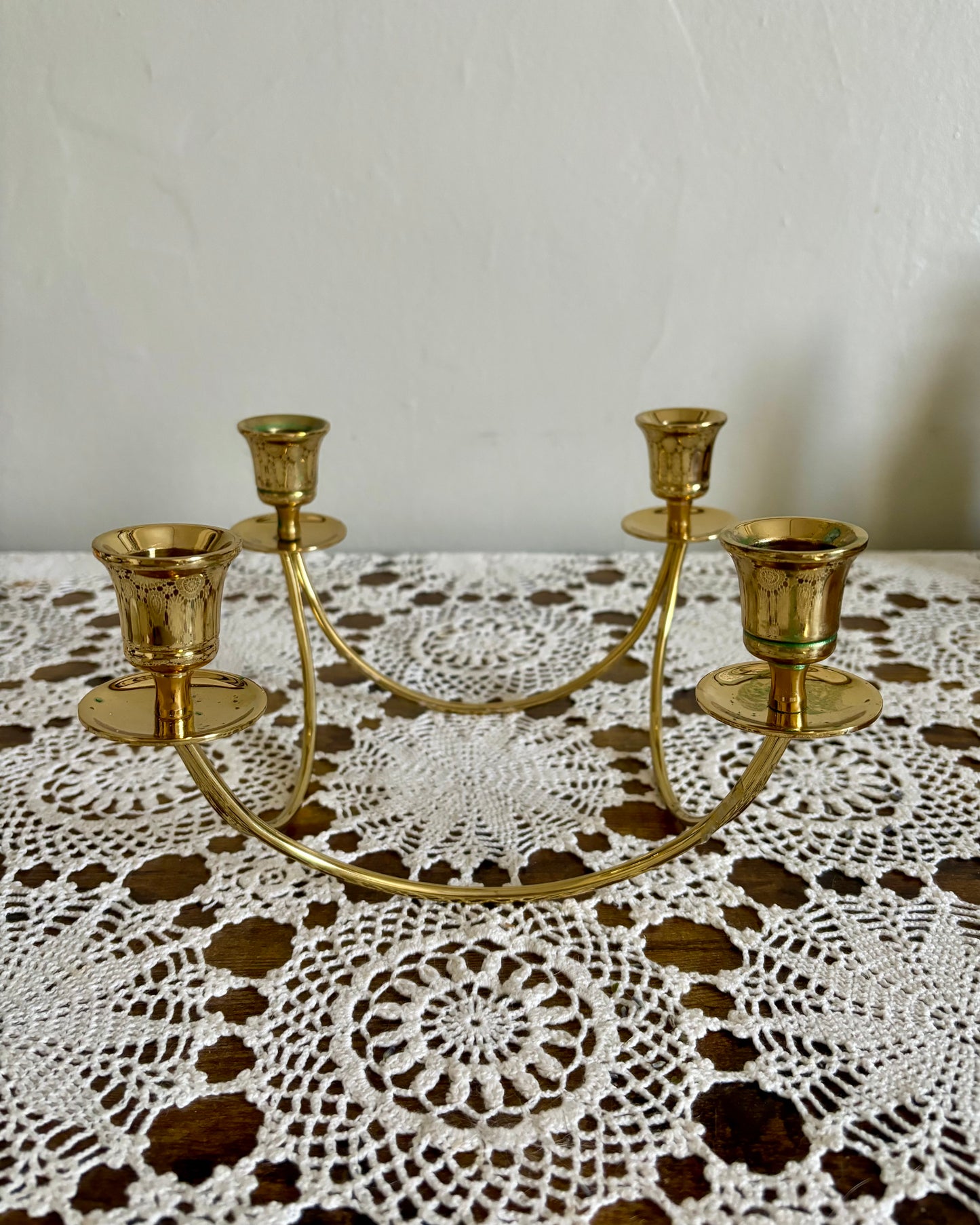 Vintage Brass Candelabra