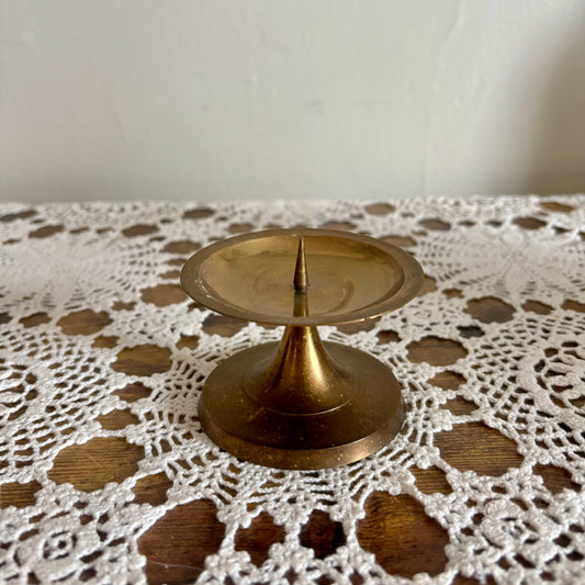 Vintage Brass Candle Holder