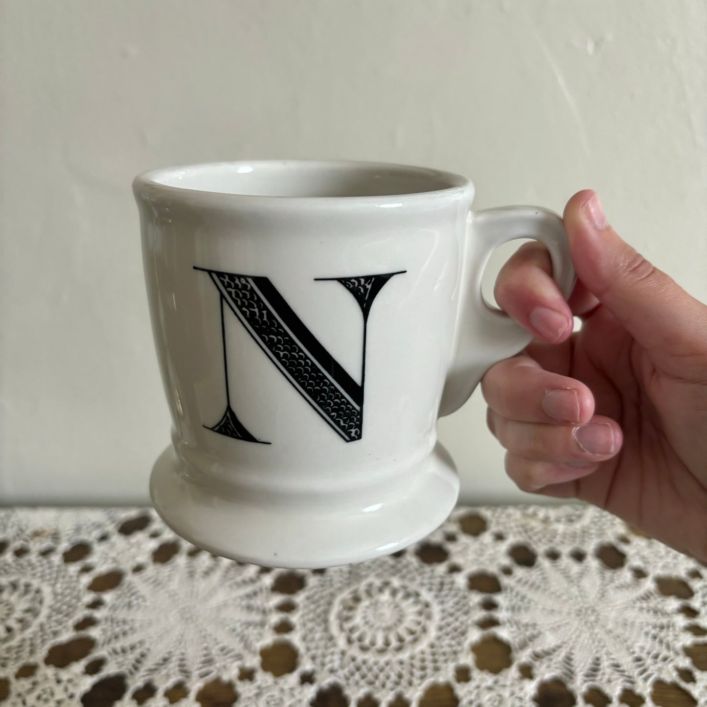 Anthropologie Letter Mug