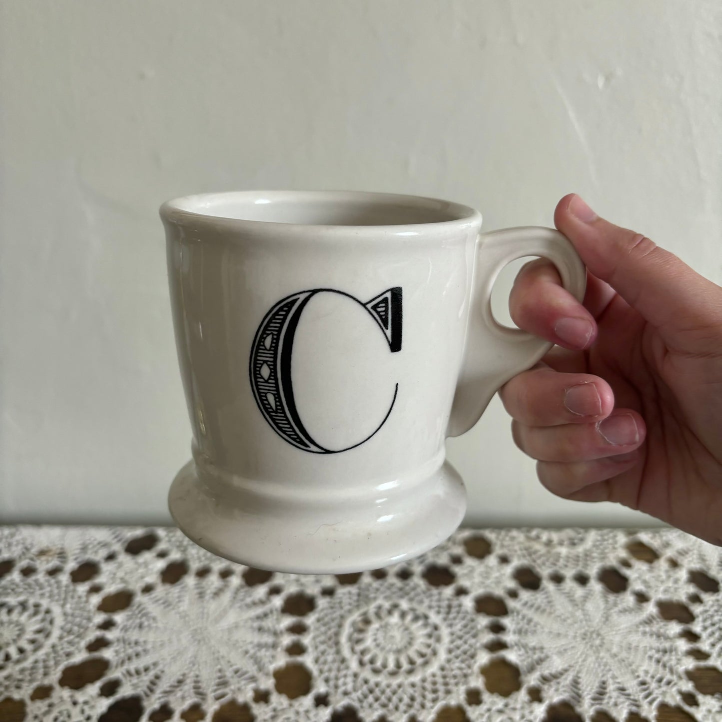 Anthropologie Letter Mug