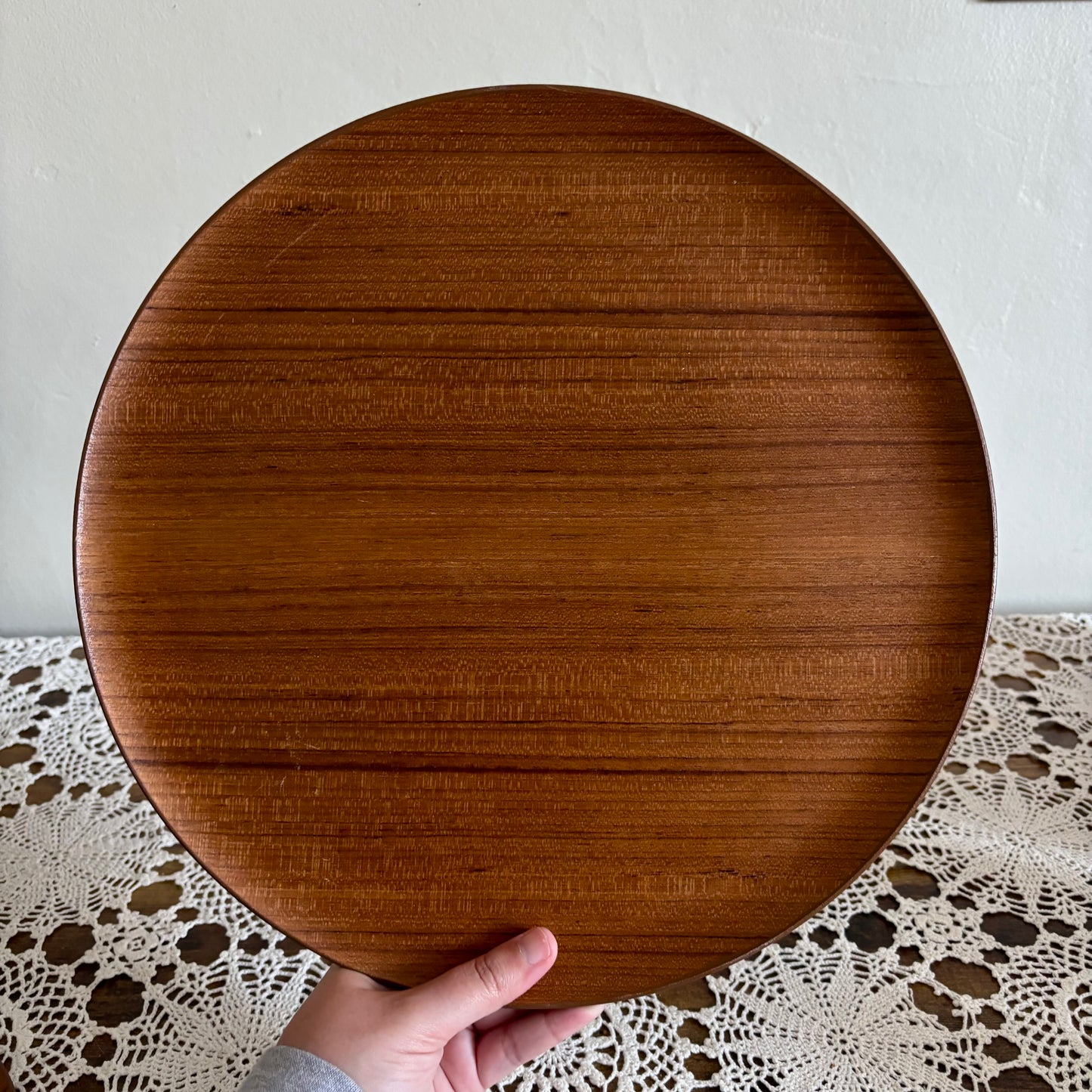 Vintage Japanese Wood Plates