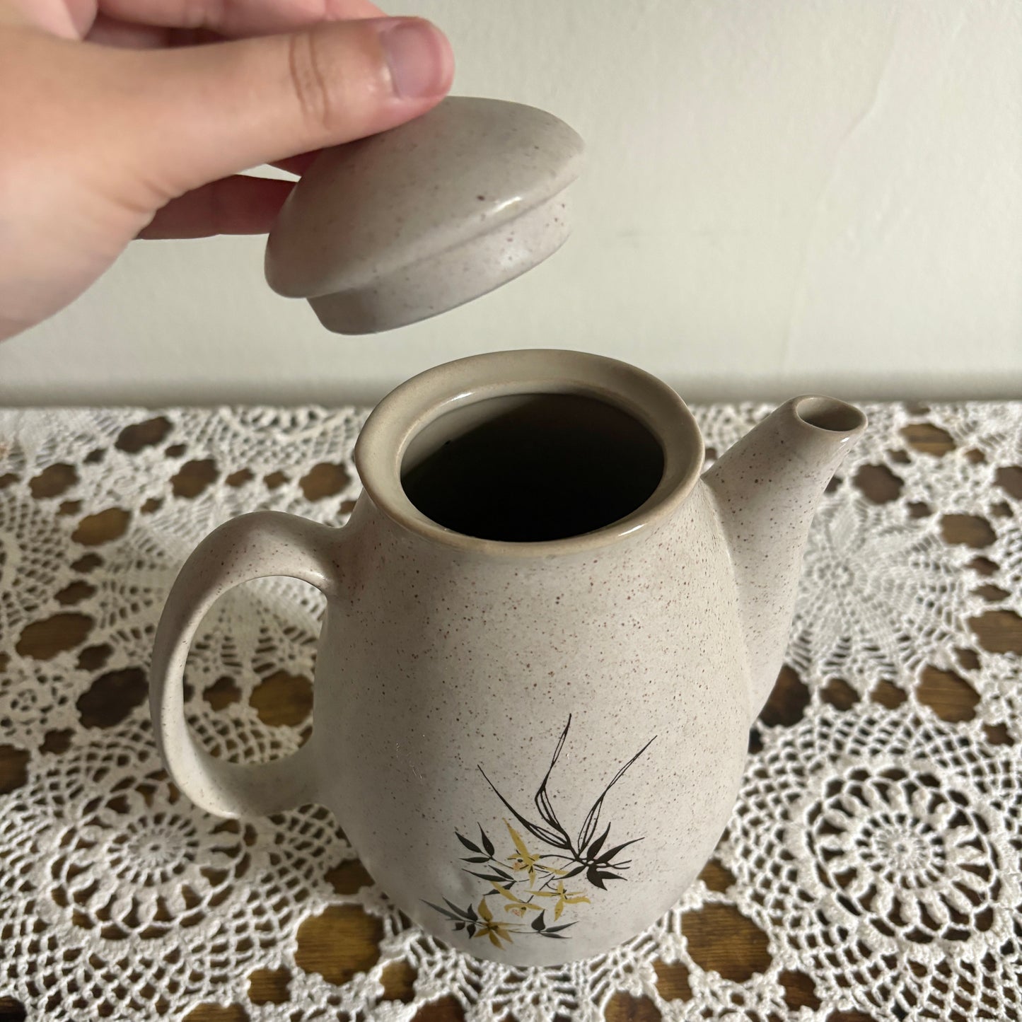 Vintage Floral Teapot