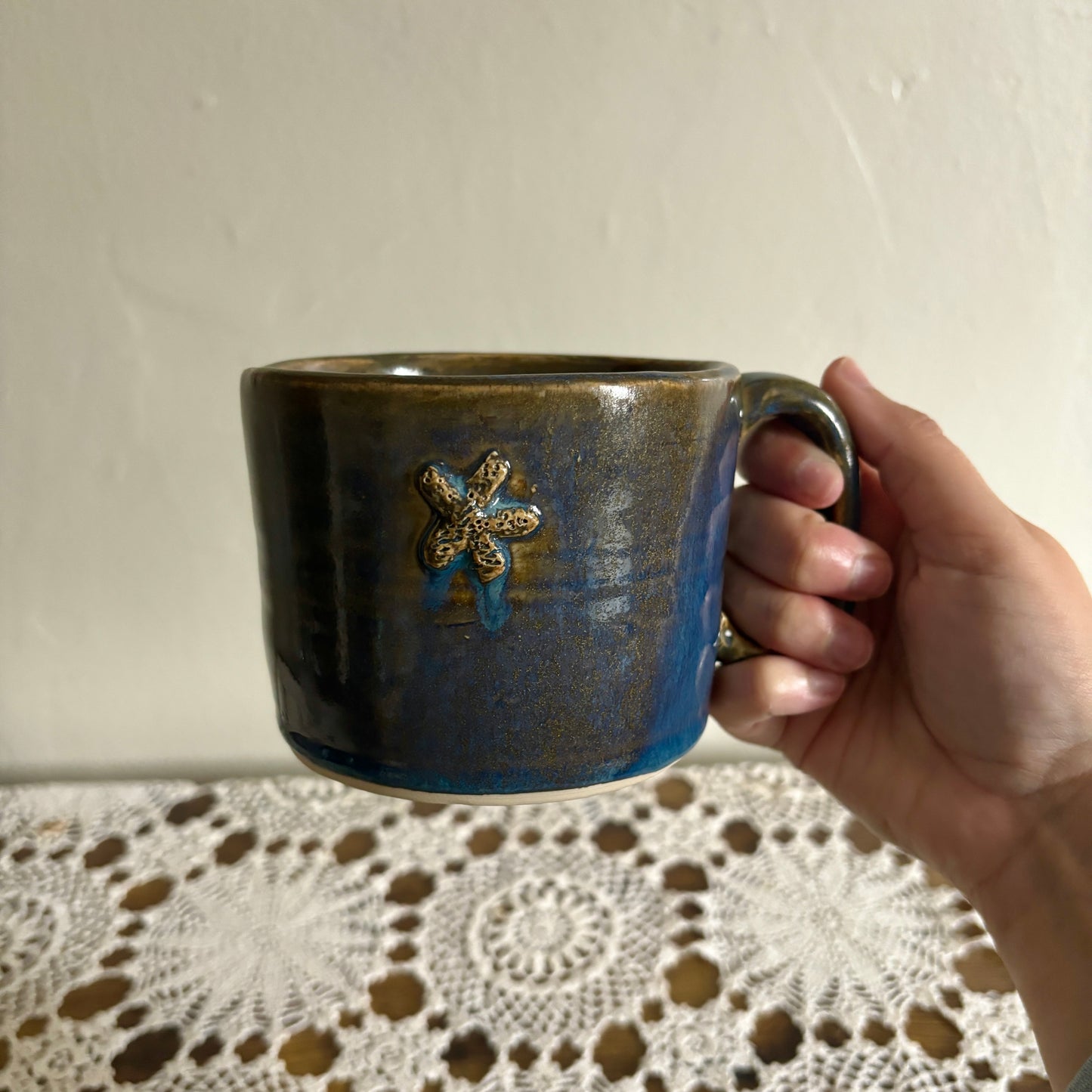 Handmade Starfish Mug