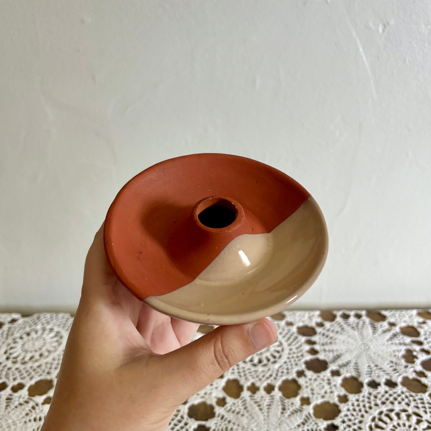 Terra Cotta Candle Holder