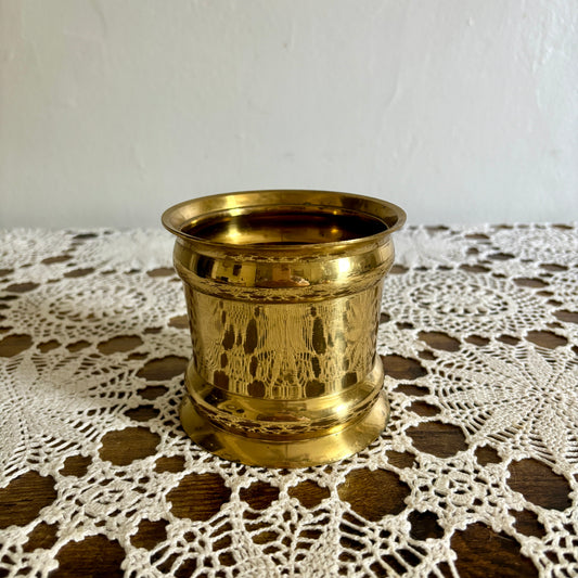 Vintage Brass Planter