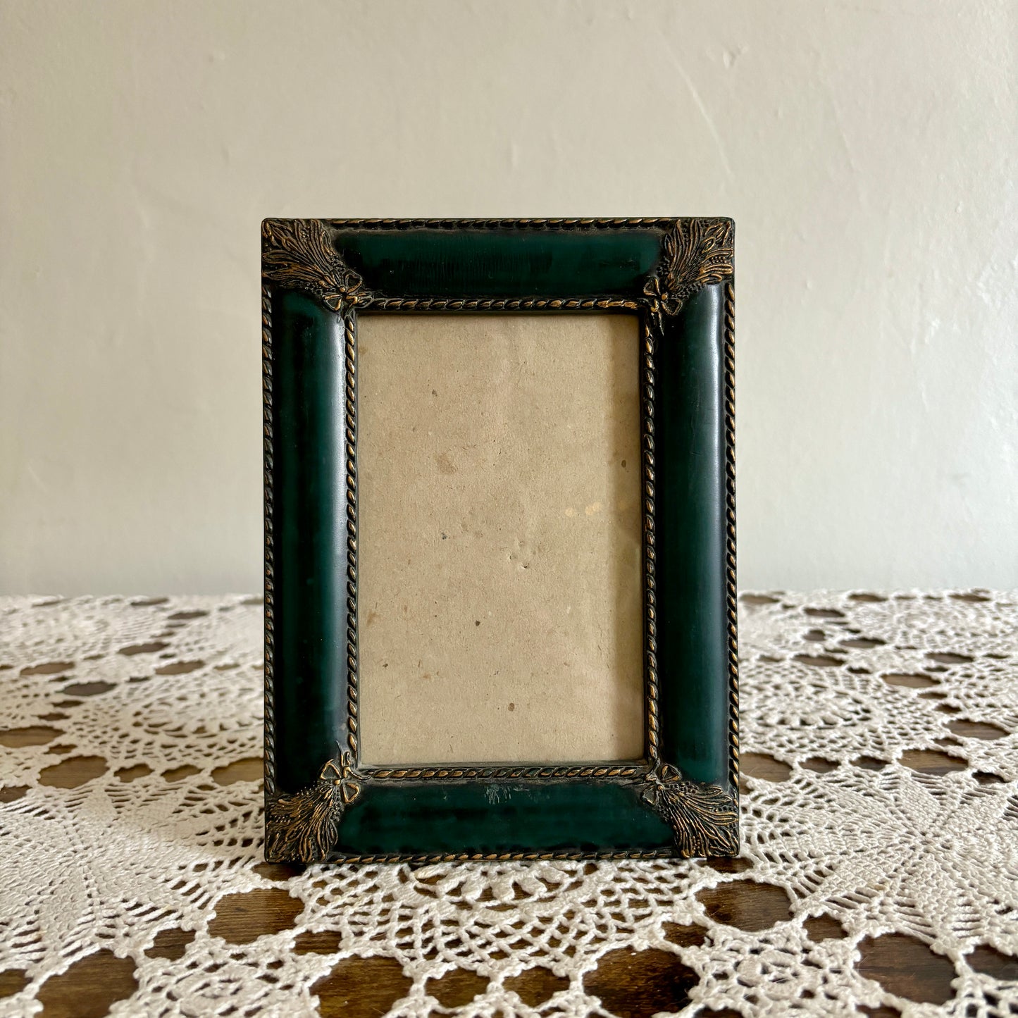 Vintage Dark Green Picture Frame