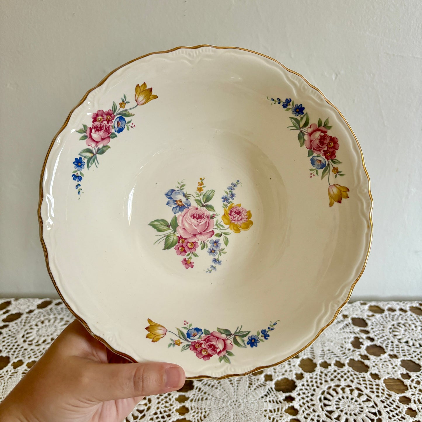 Vintage Floral Bowl Set