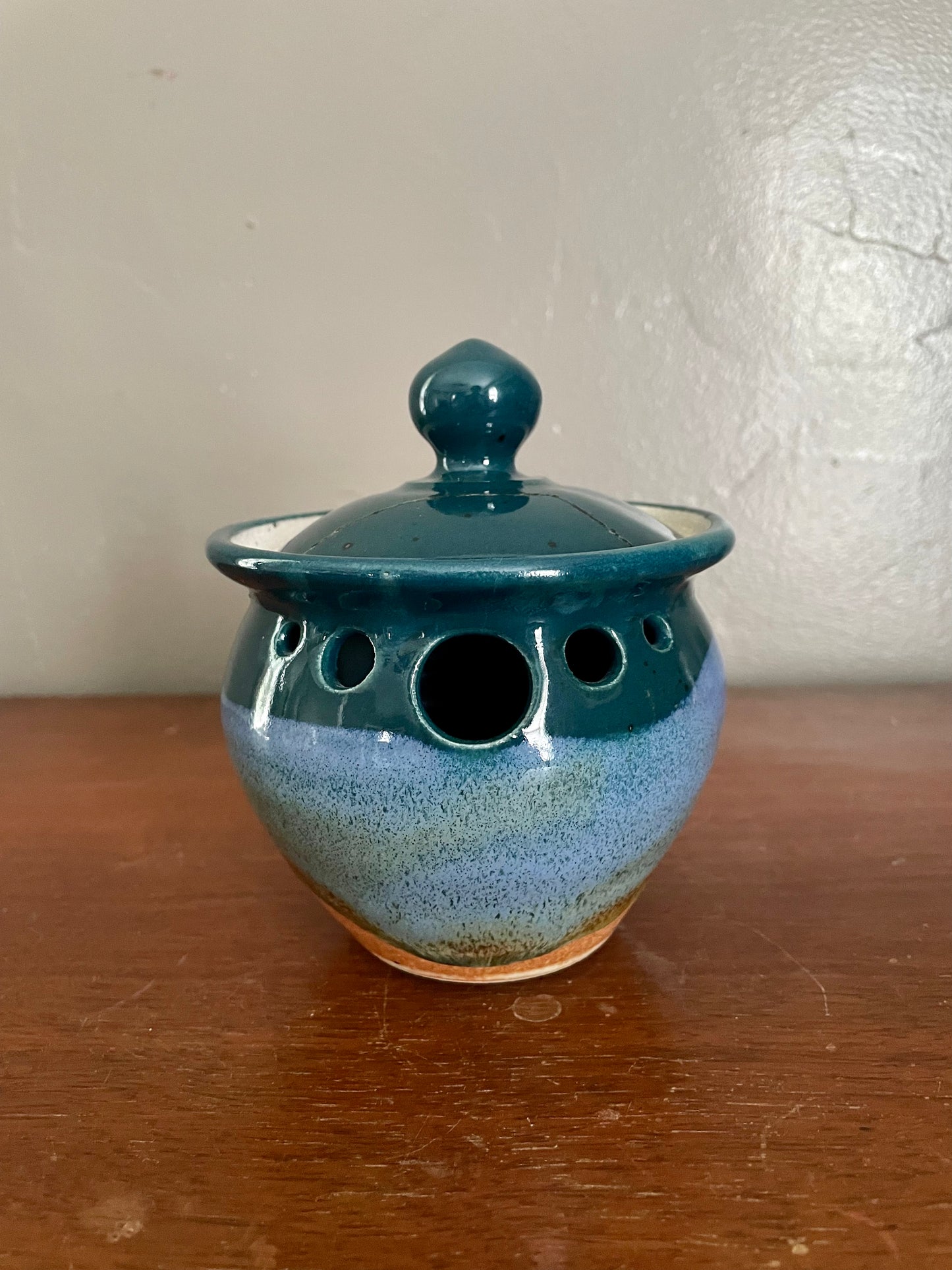 Vintage Garlic Keeper Jar