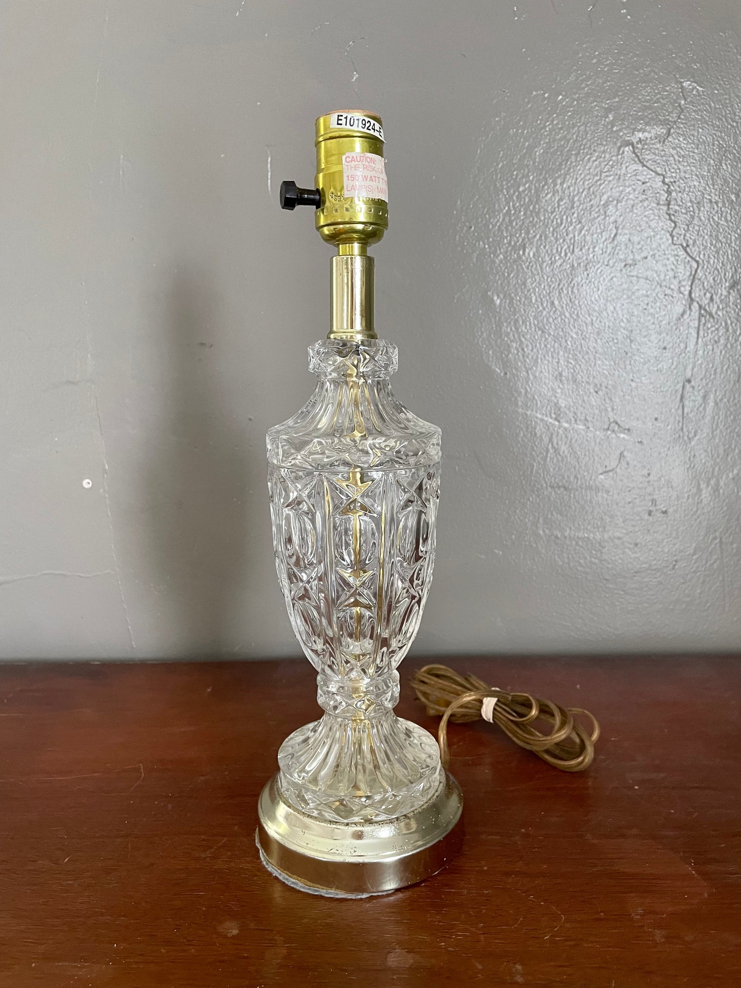 Vintage Glass Lamp