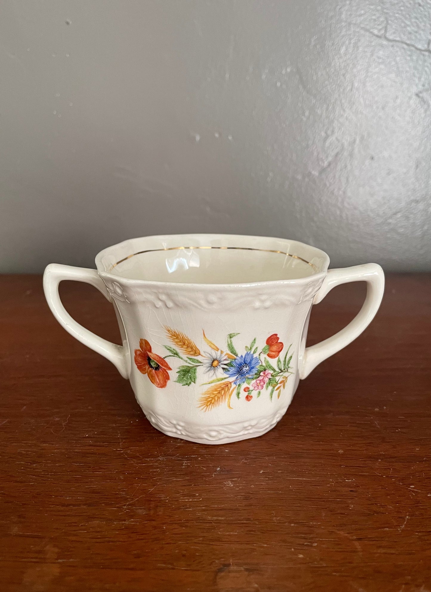 Vintage Floral Cup