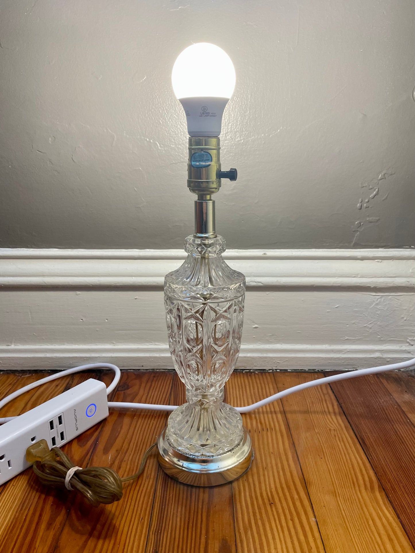 Vintage Glass Lamp