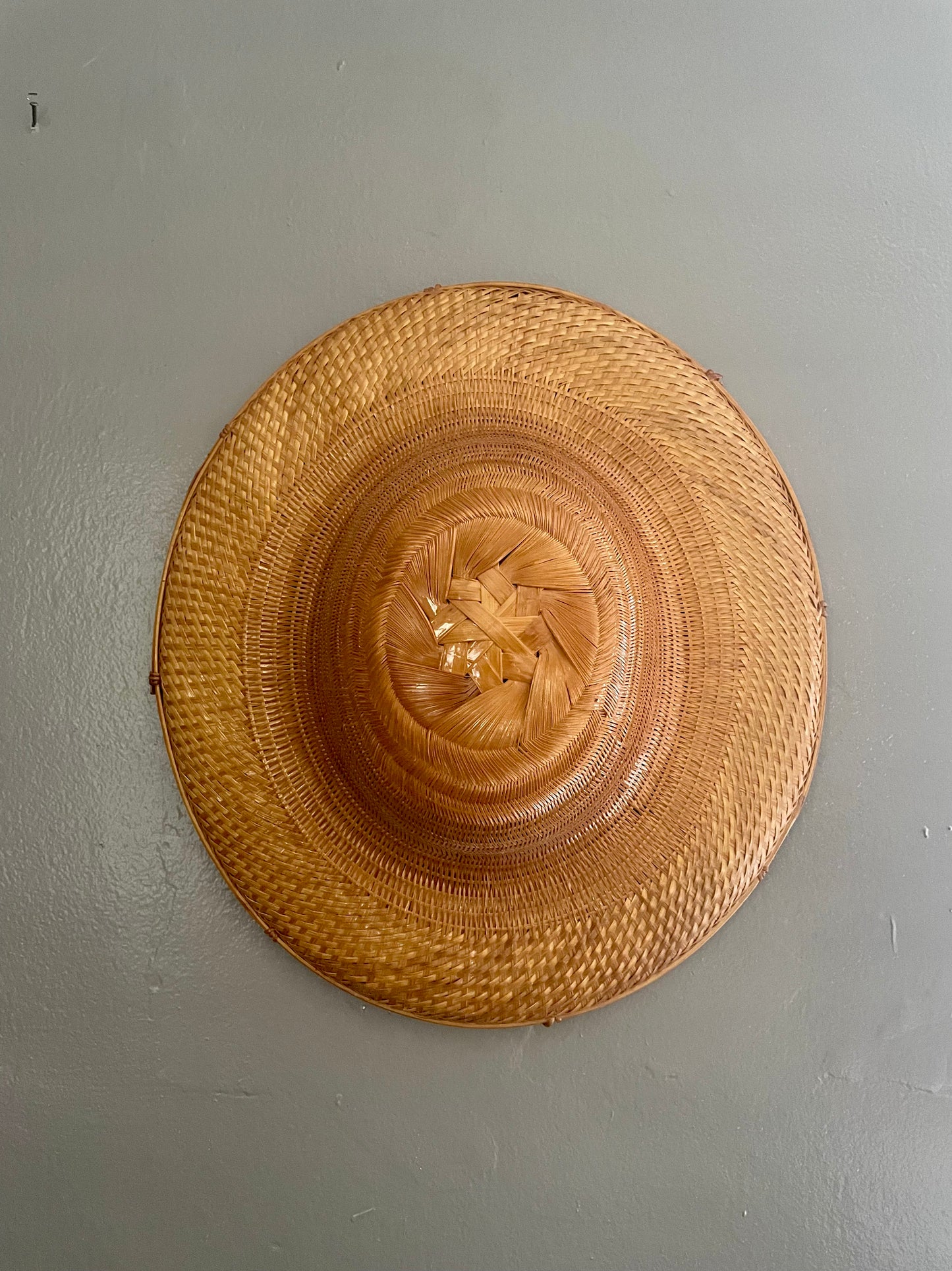 Straw Hat Wall Decor