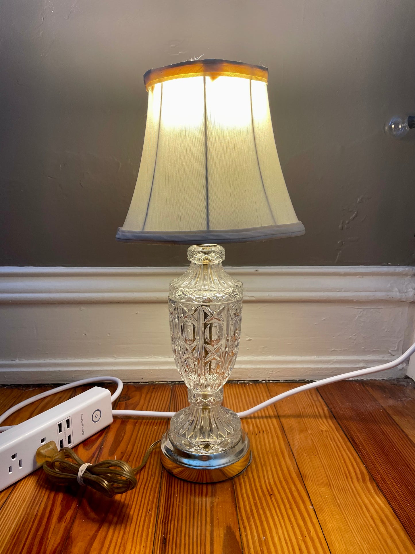 Vintage Glass Lamp