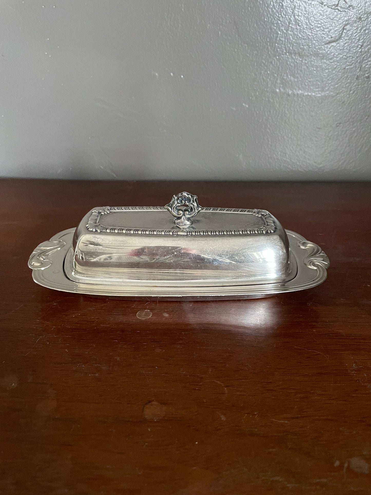 Silver Plated Butter Dish