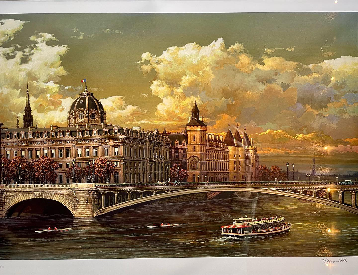 “The Seine” Limited Edition Framed Piece by Alexander Chen