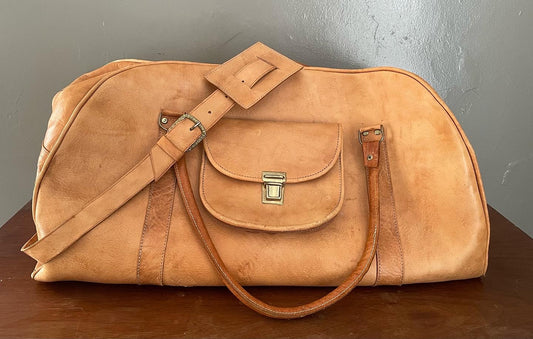 Genuine Leather Weekender Bag