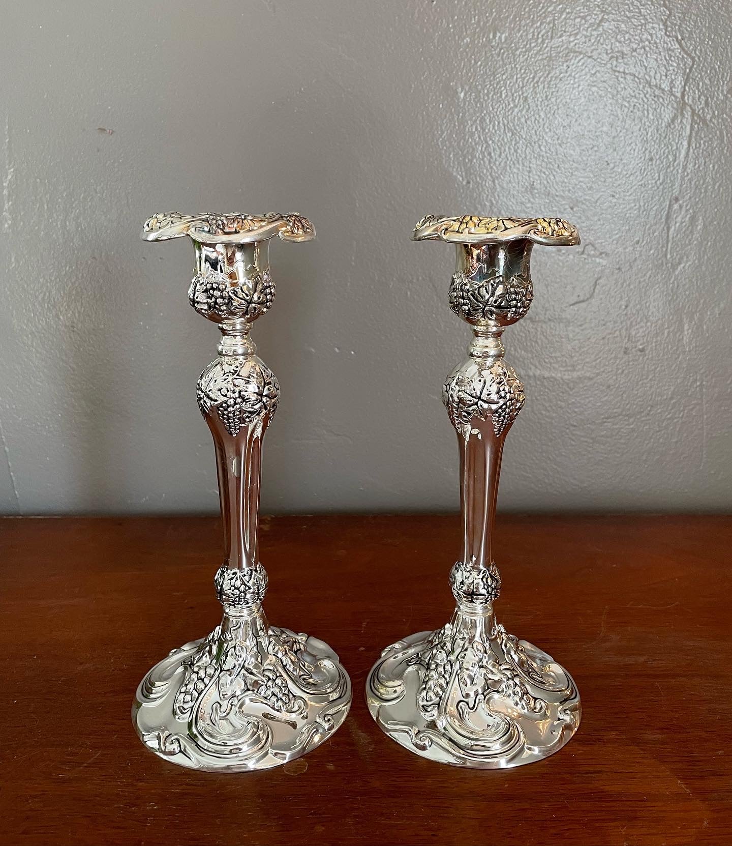 Godinger Silver Plated Candlesticks