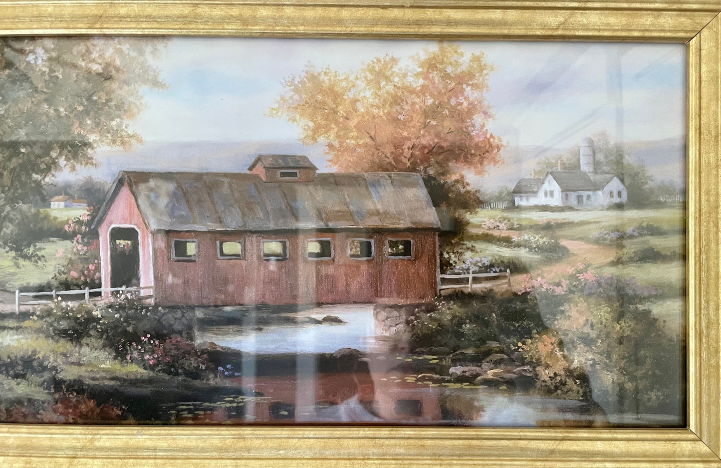 Campbell’s Covered Bridge Framed Print