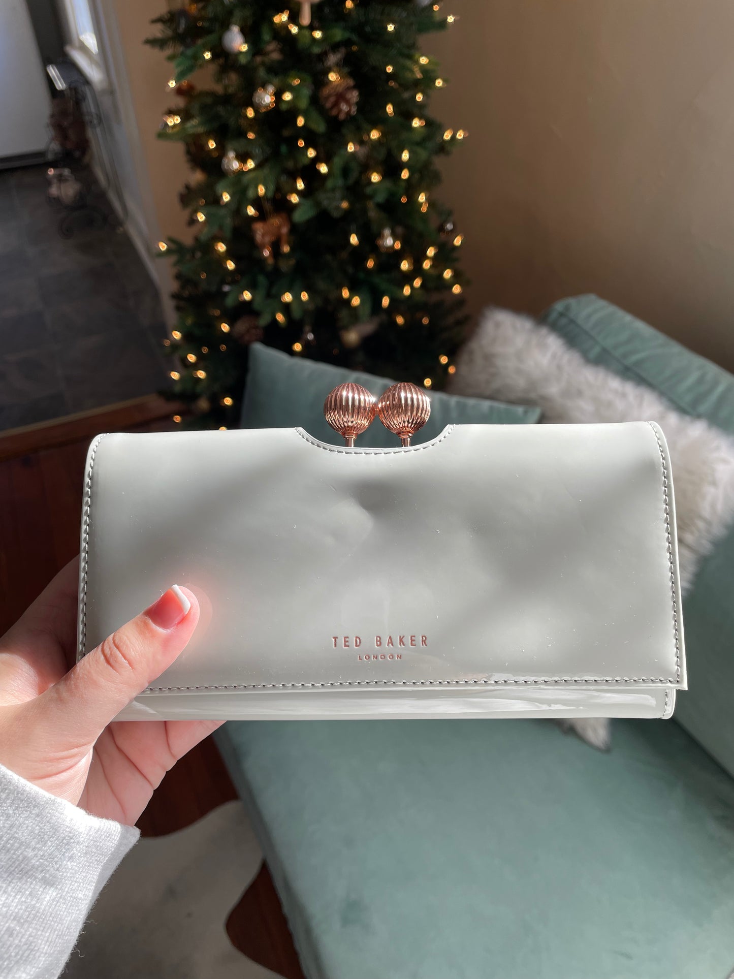 Ted Baker Patent Leather Clutch