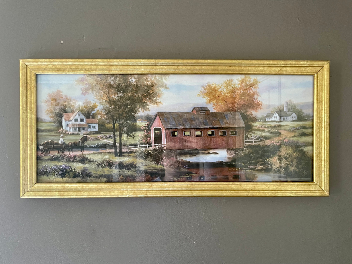 Campbell’s Covered Bridge Framed Print