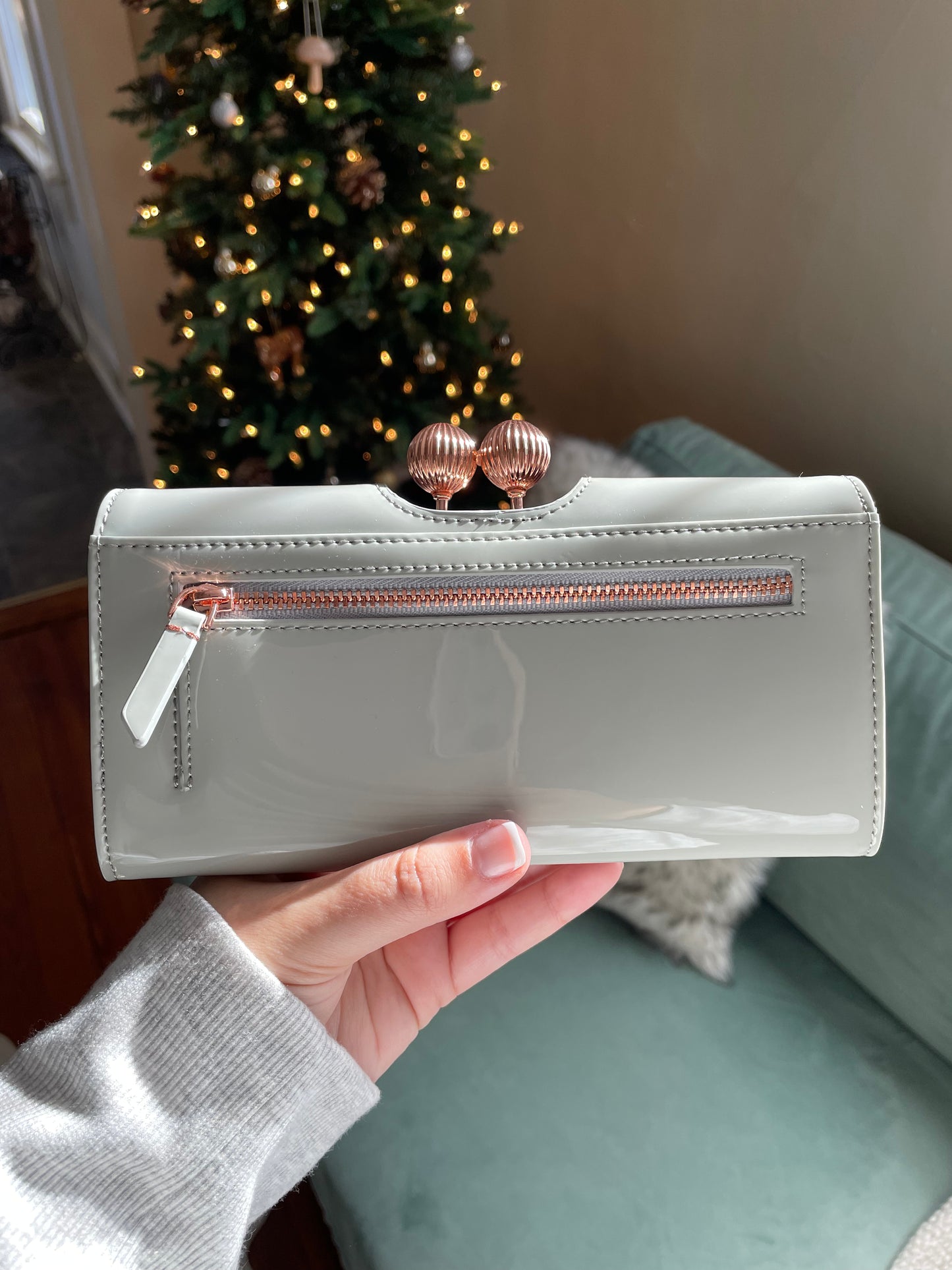 Ted Baker Patent Leather Clutch