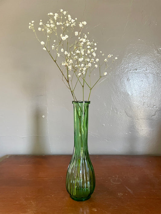 Green Glass Vase